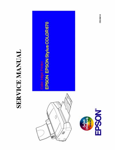 Epson Stylus Color 670 Epson Stylus Color 670 Color Inkjet Printer Service Manual
